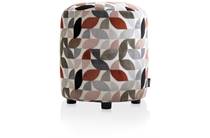 Coco Maison COCO MAISON poef BeautiQ - Elite poef - rond 42 cm Koper